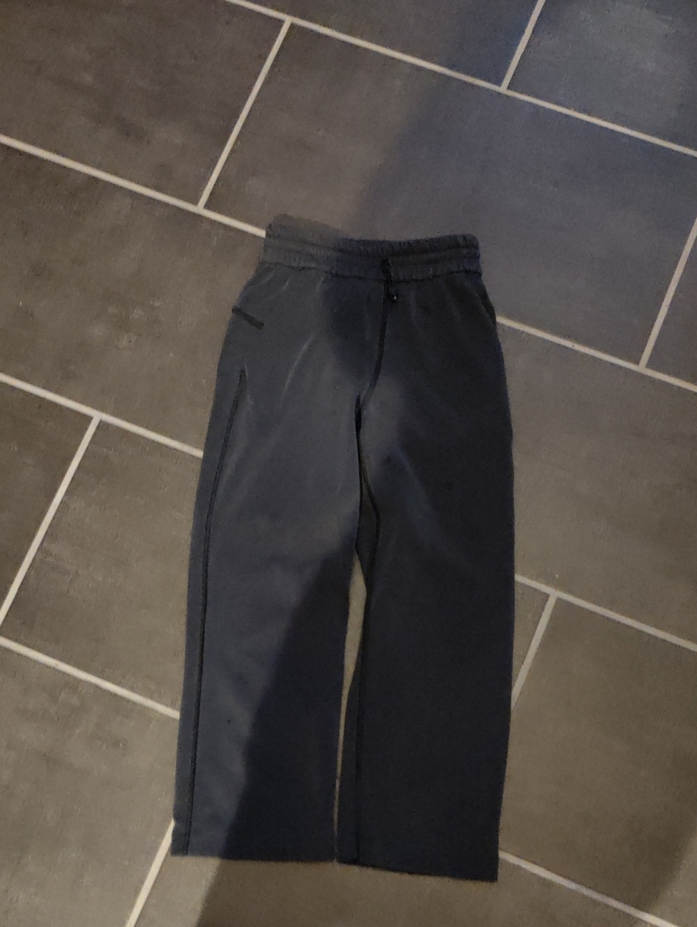 Lululemon Cropped Straight Leg Sweatpants.